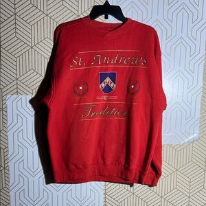 Vintage St. Andrew’s Red Men's Sweatshirt
